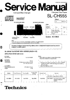 Technics - SLCH-555 - Service manual 